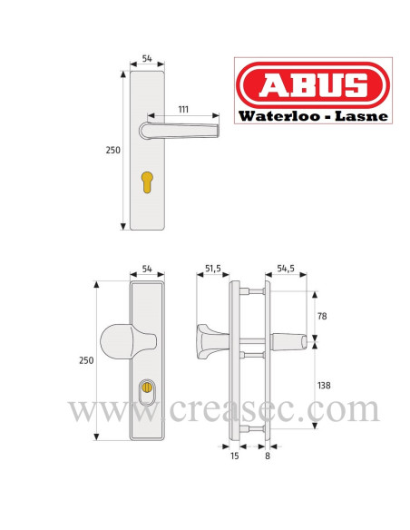 Garniture ABUS BLZS