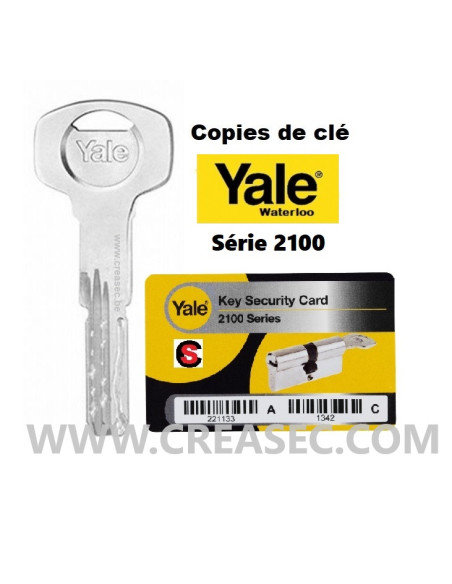 FAIRE clé Yale serie 2100