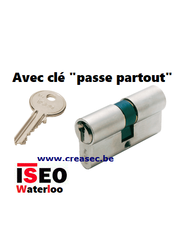 Cylindre classique avec clé passe partout