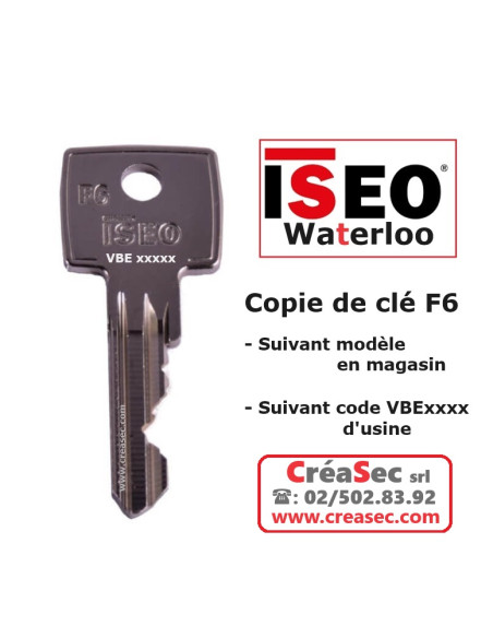 copie cle f6 sur code