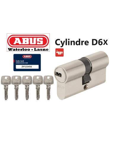 Cylindre ABus D6x avec les mêmes clés