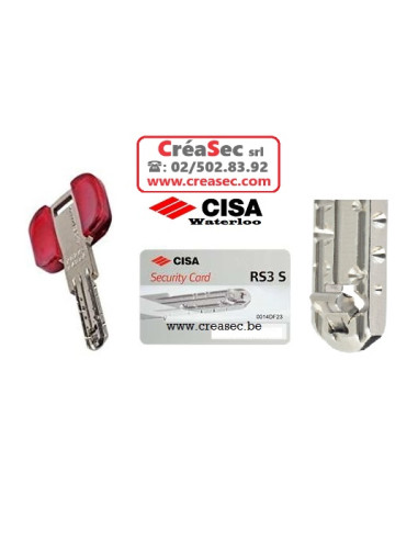 Cylindre Cisa RS3 avec la même clé
