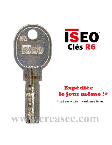 clé supplémentaire Iseo R6