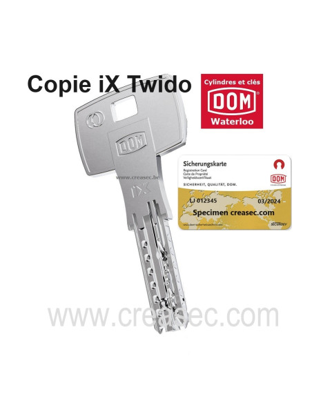Copie clé Dom ix Twido