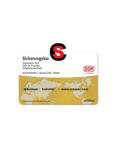 refaire une clé Dom Twinstar