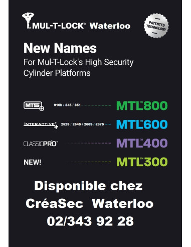 Cylindres MUL-T-Lock