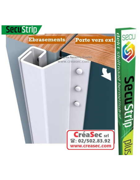 Secustrip porte de cave  0 à 6mm