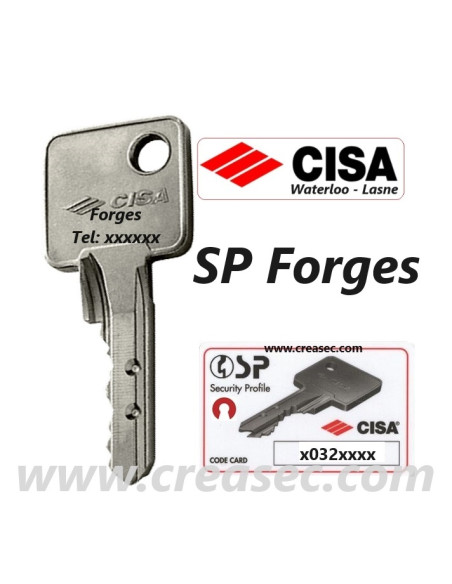 faire cle cisa sp forges