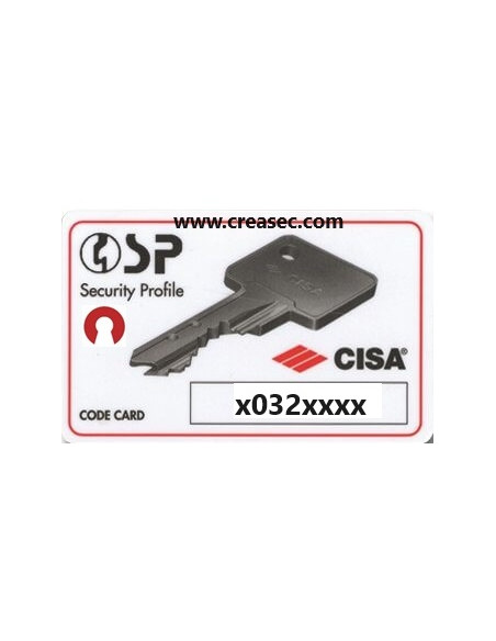 carte pour copie cle cisa
