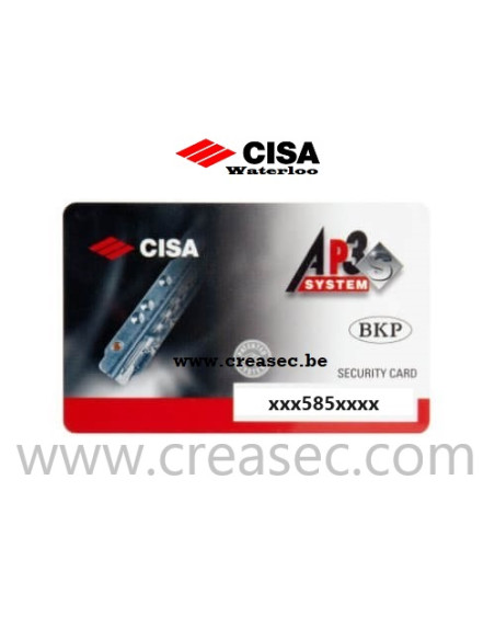 Copie clé CISA AP3 code xx585xxxxxx