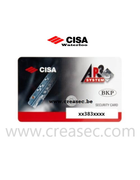 Copie clé CISA AP3 code xx383xxxxx