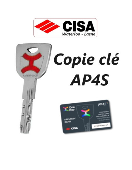 copie cle cisa ap4 ou ap3