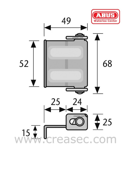 ABUS SW1 de couleur noire