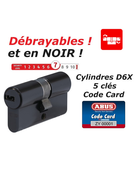 cylindre D6x noir