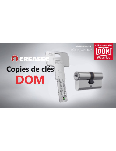 double de toutes clés Dom d'usine