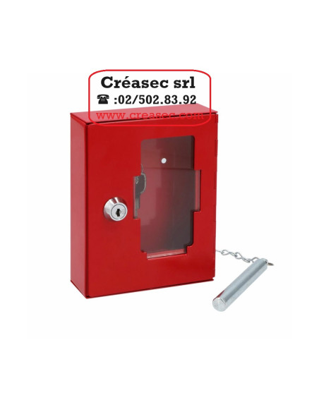 Armoire de secours avec marteau