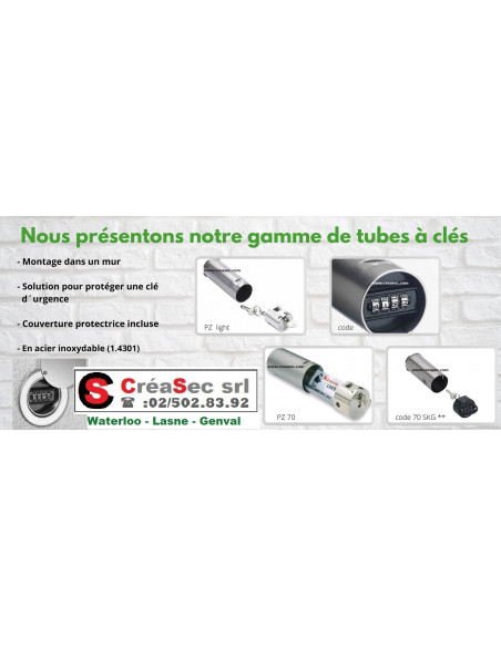 tube acier clé pompiers