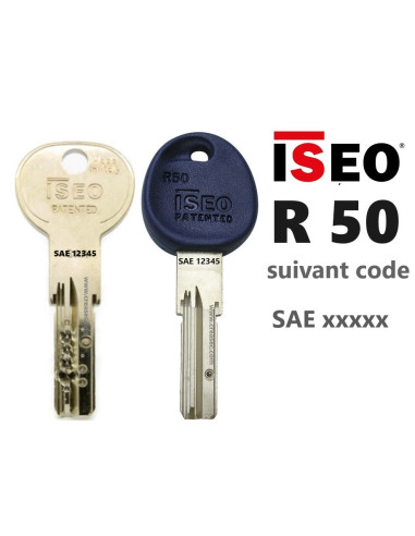 Copie clé ISEO R50 Code SAE
