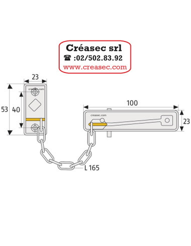 Entrebailleur Abus SK69