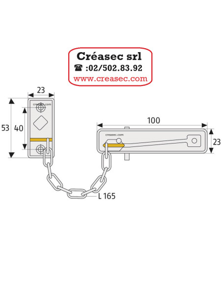 Entrebailleur Abus SK69