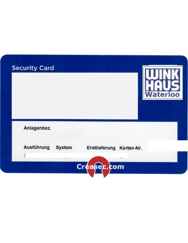 Refaire une clef Winkhaus N-Tra