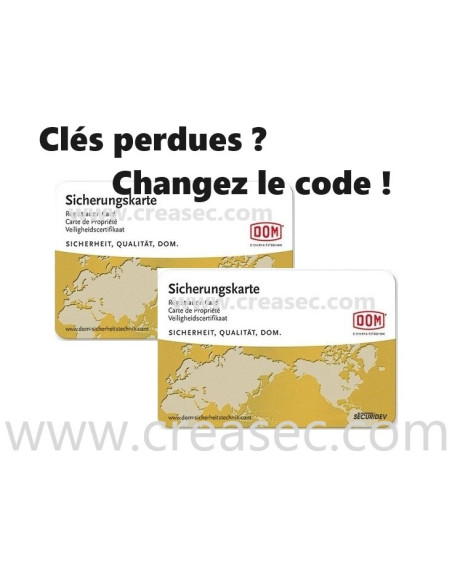 Cylindre Dom Twinstar 2 en 1 débrayable