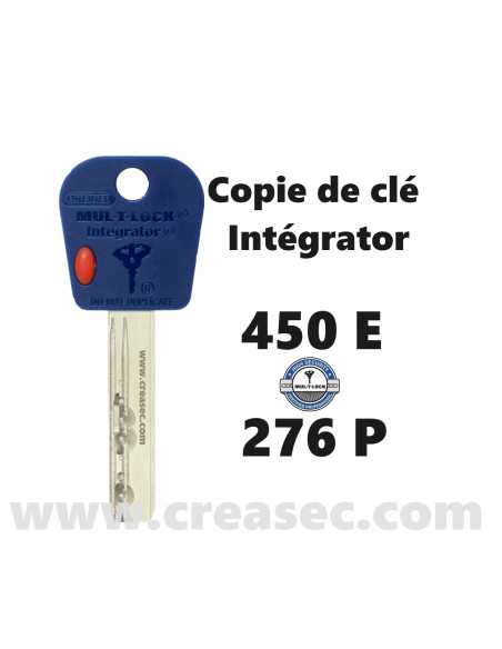 copie clé Multlock 450E ou 276P