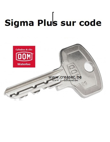 clé supplémentaire sigma plus