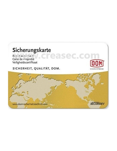 Duplicata de carte Dom