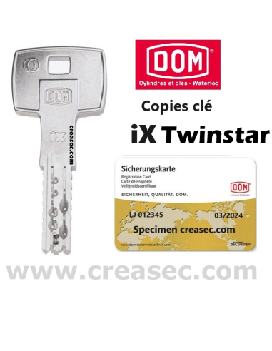copie de clé Dom TWINSTAR