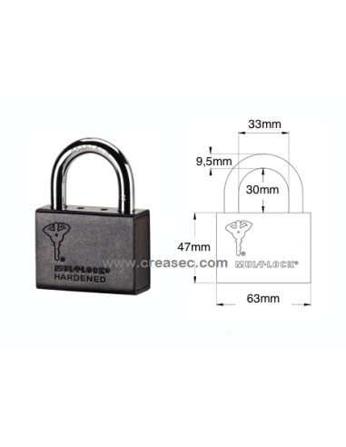 Cadenas MUL-T-Lock pour grilles