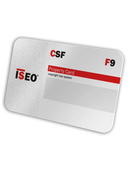 Copie clé ISEO F9 CSF code D xxxxx