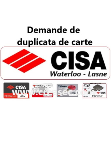 demande de duplicata carte cisa