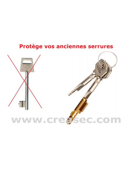 empeche de rentrer une clé dans la serrure