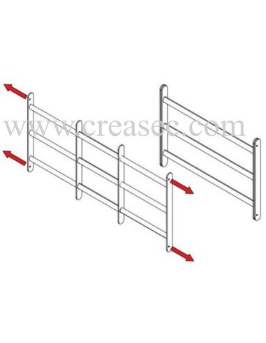 Grilles ajustables ABUS Fgi 7600