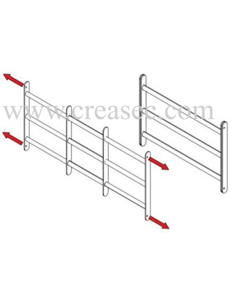 Grilles ajustables ABUS Fgi 7600