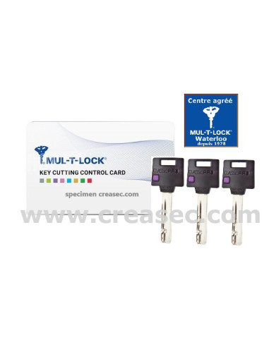 clé sur code Multlock