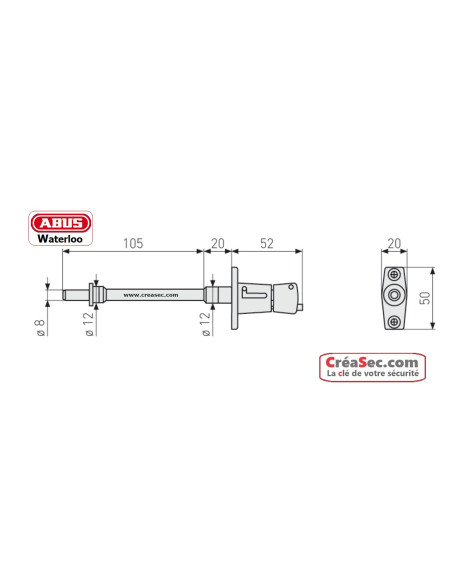 ABUS RS87 - Bloque volets