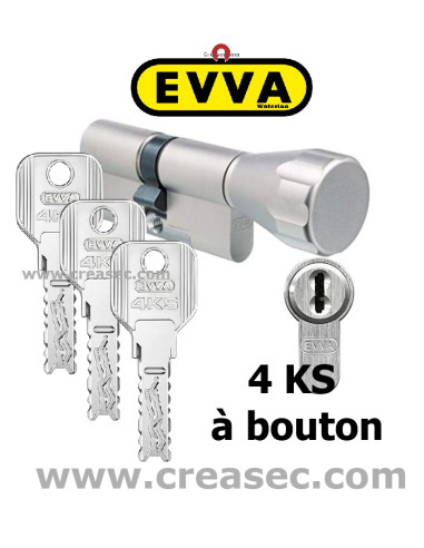 Barillet EVVA 4KS à bouton