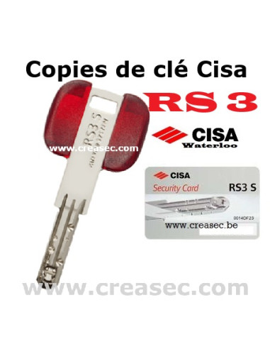 copie de clé Cisa RS3