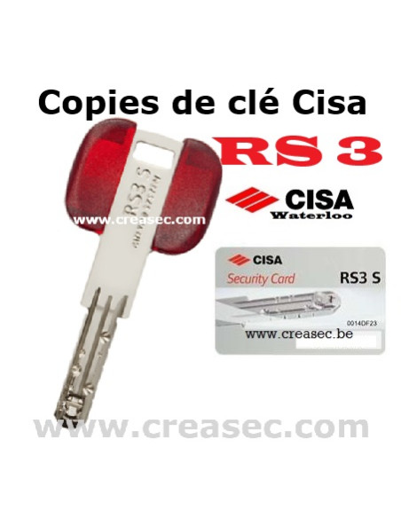 copie de clé Cisa RS3