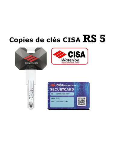 copie de clé Cisa RS5