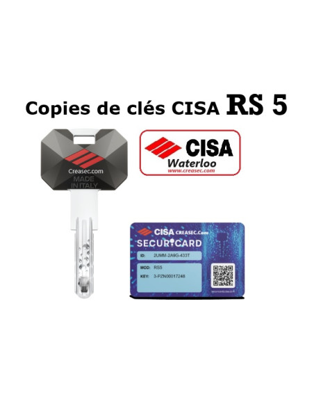 copie de clé Cisa RS5