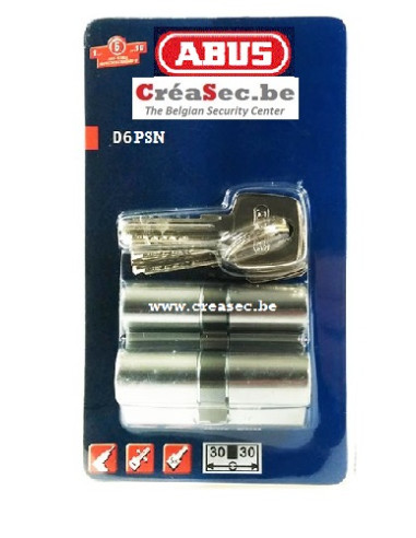 Duo cylindres ABUS D6 de 30x30 Twin