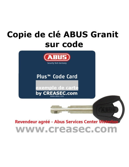 clé granit sur code clé