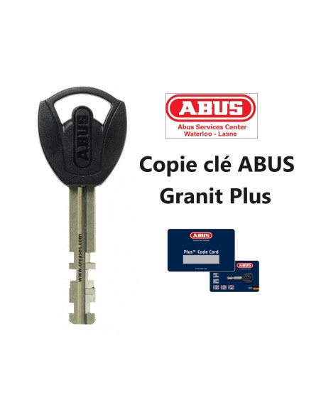 double de clé Abus granit