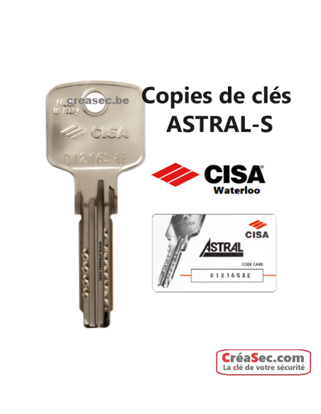 dupliquer une clé Cisa Astral aj