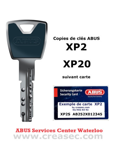 faire une clé ABUS XP2