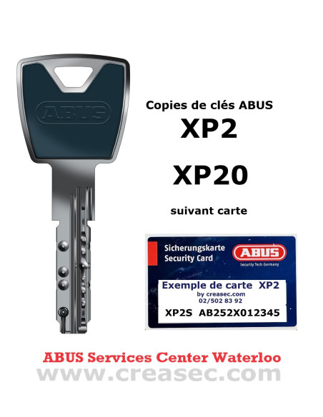 faire une clé ABUS XP2