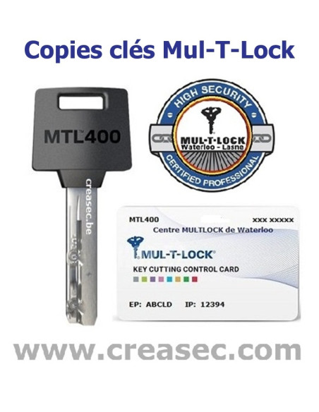 clé supplémentaire multlock